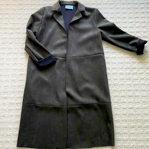 Zara faux suede coat